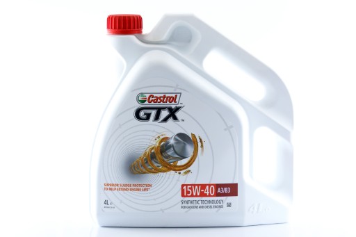 CASTROL GTX HIGH MILEAGE 15W40 4L МОТОРНЕ МАСЛО