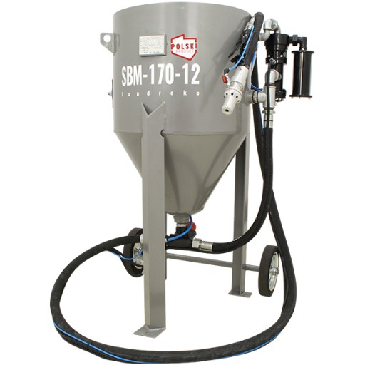 ГИДРО ПЕСОЧНАЯ ШЛИФОВАЛЬНАЯ МАШИНА СОДА-ЭКСТРАКТОР 170 Л LAND REKO