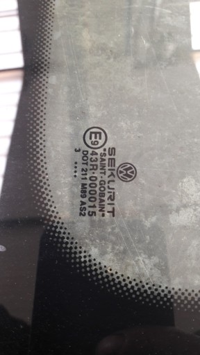 window left rear left bok rear part VW T5 2,5TDI