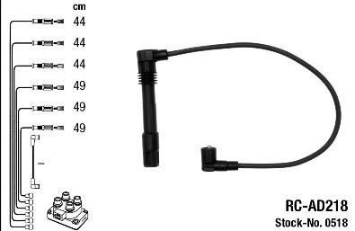 Кабели ngk rc-ad218 0518