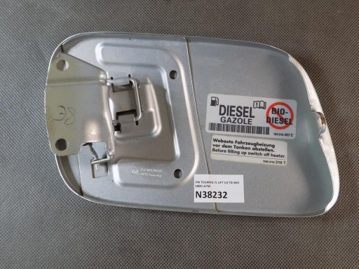 VW TOUAREG 7L KLAPKA des Kraftstoffsbehälters LA7W 7L6809905B