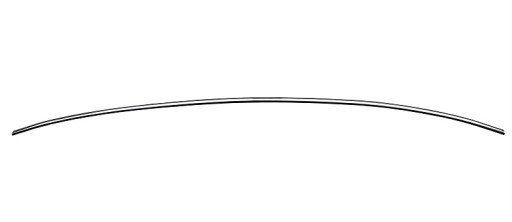 2000010126354 - ВЕРХНЯ ПЛАНКА ЛОБОВОГО СКЛА TOYOTA CAMRY ХРОМ 91-