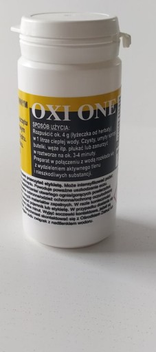 Oxi One 100 g pre záverečné umývanie zariadenia.