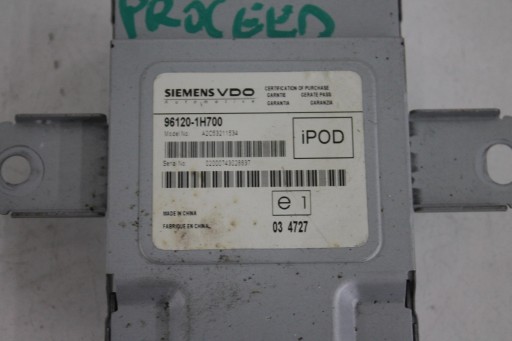 module control unit USB IPOD 96120-1H700 KIA CEED