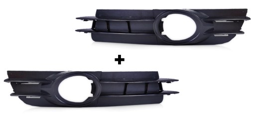 4F0 807 - 2x РЕШЕТКА БАМПЕРА Л+П AUDI A6 C6 04-08 B