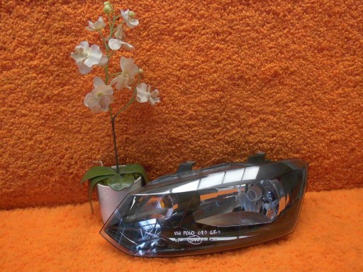 09r--Polo V reflektor light front left H4 original VALEO 6r1941015e
