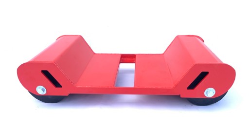 Phumanol-2W-czerwony-250543 - Транспортувальна візок рулон під обірваний поріг 2W C-1A