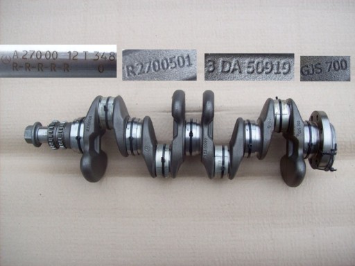 R2700501 A27000 - Mercedes w156 w117 w176 w246 коленчатый вал a270 cgi