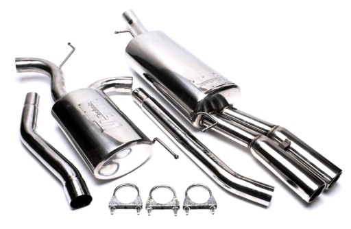 EVOA6AE276 - AUDI A6 C5 спортивная выхлопная система CATBACK 2X76MM