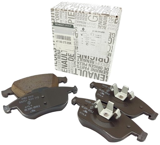 410607585R - RENAULT LAGUNA III ТОРМОЗНЫЕ КОЛОДКИ ПЕРЕДНИЕ OE
