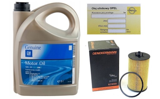 A210505 - МАСЛО + ФИЛЬТР OPEL ASTRA H J ZAFIRA INSIGNIA 1.6 1.8