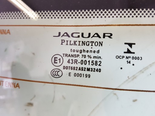 JAGUAR XF X250 LIFT sedan window rear part rear