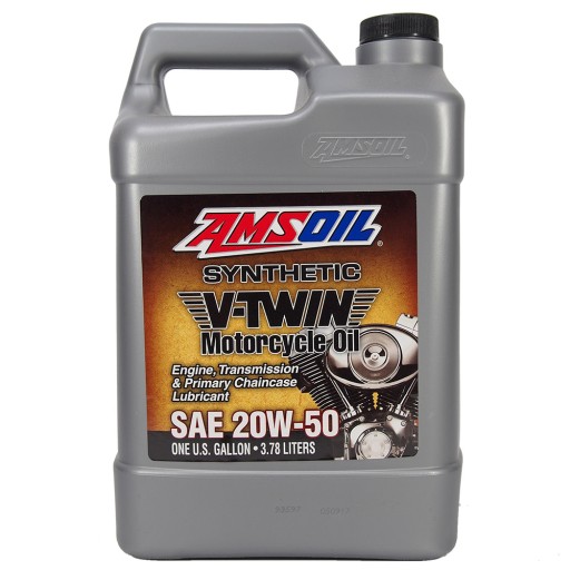 AMSOIL SYNTHETIC V-TWIN MOTORCYCLE 20W50 3.784 MCV