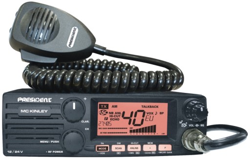 Президент McKinley CB RADIO 1-DIN для вантажівки