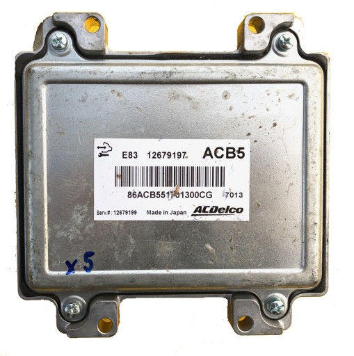 Контролер комп'ютера opel oe 12679197 acb5