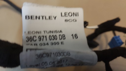 wiring door right front BENTLEY BENTAYGA 36c971030db