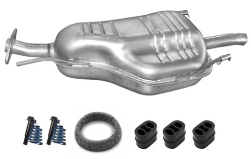 17.537 - OPEL ASTRA G 1.4 1.6 ХЭТЧБЕК ГЛУШИТЕЛЬ