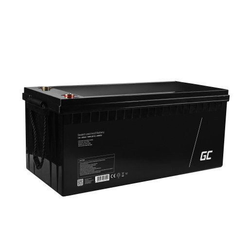 2 зеленых аккумулятора 12 в/200 ач (agm33)