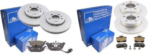 ДИСКИ КОЛОДКИ ATE ПЕРЕДНЯ ЗАДНЯ VW GOLF IV BORA