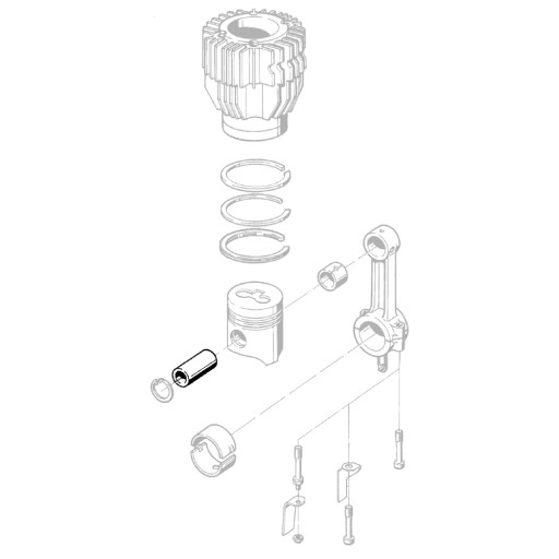 Hatz 50106400 поршневий штифт E786