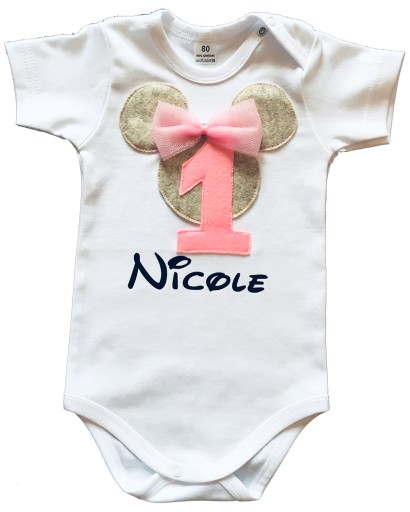 Створіть бавовняне боді з коротким рукавом, розмір 80, застібається на кнопку