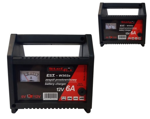 Выпрямитель STEF-POL EST-W302a 6/12V 6A