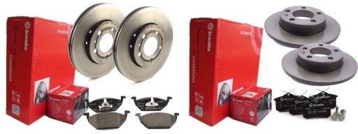 ДИСКИ КОЛОДКИ BREMBO СПЕРЕДУ І ЗЗАДУ SEAT IBIZA 6L 6J