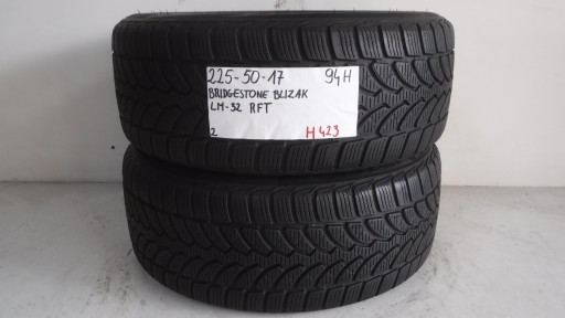 ЗИМНИЕ ШИНЫ 225/50/17 BRIDGESTONE LM-32 RSC RFT