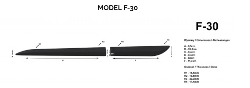 F-30 - БОКОВЫЕ МОЛДИНГИ МОЛДИНГИ ДВЕРИ TOYOTA RAV4 2006-10