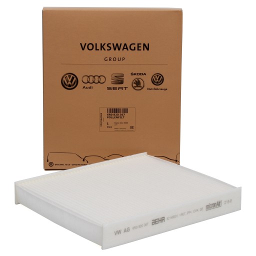 6R0820367 - ПИЛОЗАХИСНИЙ ФІЛЬТР VW AUDI SEAT SKODA ОРИГІНАЛ