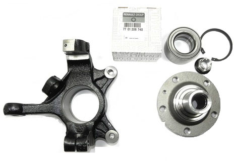 G405 - Кулак поворотний підшипник ступиці renault master movano лівий