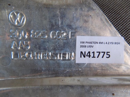 VW PHAETON Blende Abdeckung TERMICZNA 3D0825662F