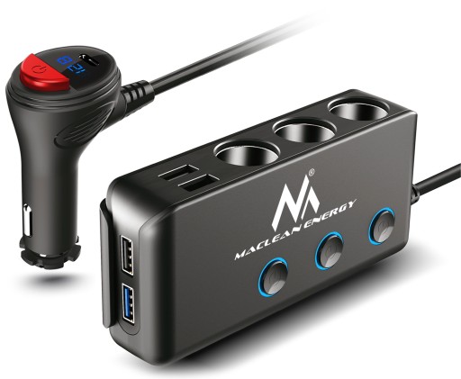 Разветвитель прикуривателя QUICK CHARGE PowerDelivery