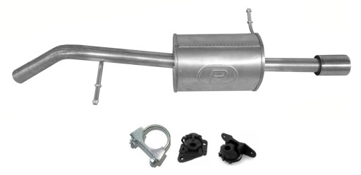 04.70 - CITROEN C3 1.4 E-HDi + HDi (10-16) концевой глушитель