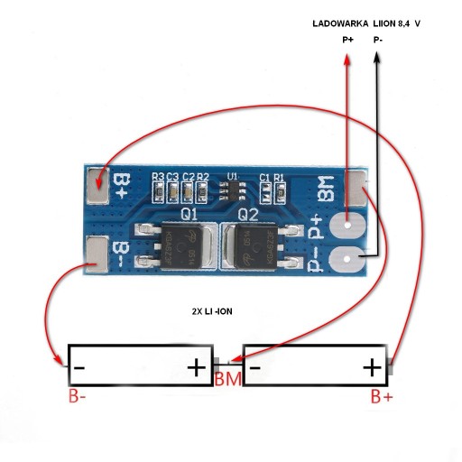 Подключение bms 3s к аккумуляторам 18650 схема