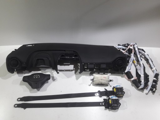 TOYOTA AYGO ДОСКА КОНСОЛЬ ПОДУШКА БЕЗОПАСНОСТИ РЕМНИ ORG