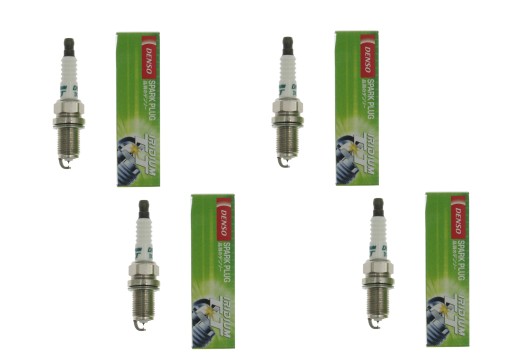 4x іридієві свічки запалювання denso ik20tt