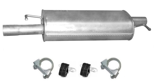 30.211 - VW MULTIVAN T5 1.9 TDI (2003-2009) средний глушитель