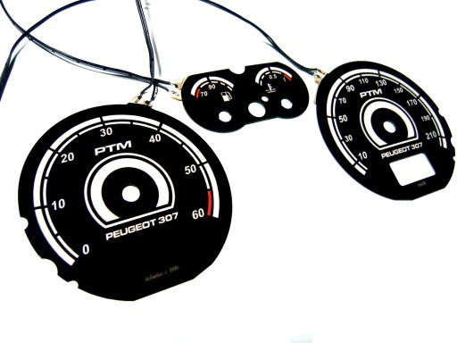 MoMan INDIGLO PEUGEOT 307 циферблат одометра 3