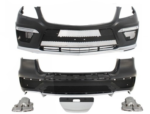 D1692550 - БАМПЕР ПЕРЕДНИЙ ЗАДНИЙ MERCEDES ML CLASS W166 -15 AMG