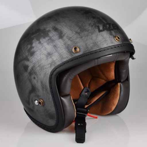 LAZER MAMBO CAFE RACER ALU BROSSE JET HELMET розмір. С