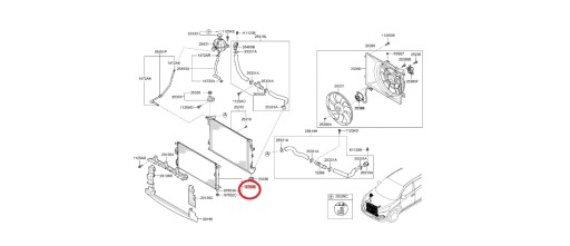 97606D3000 97606-D3000 - РАДИАТОР КОНДИЦИОНЕРА HYUNDAI TUCSON KIA SPORTAGE