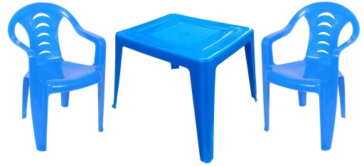 МІЦНИЙ КОМПЛЕКТ ДИТЯЧИХ МЕБЛІВ 2+1 СТІЛ І СТІЛЕЦЬ