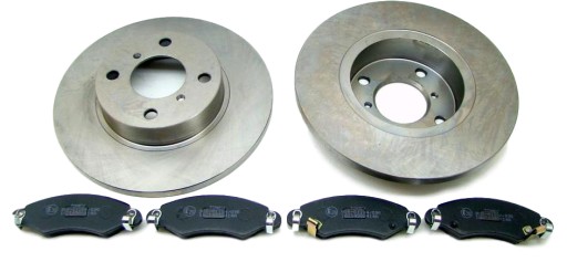 = ДИСКИ + КОЛОДКИ OPEL AGILA SUZUKI WAGON СПЕРЕДИ=