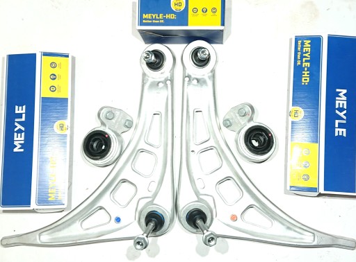 316 050 - 2 x важіль управління правий лівий + 2 MEYLE HD втулки для BMW E46