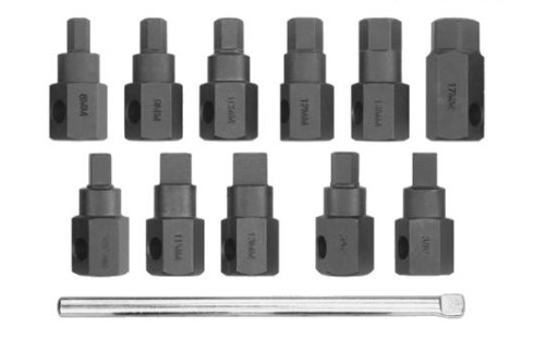 НАБОР КЛЮЧЕЙ ДЛЯ СЛИВА МАСЛА 12CZ.