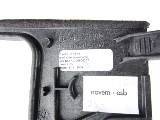 frame tunelu Mercedes W212 10 A2126806207