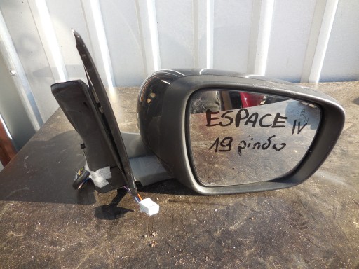 Renault Espace V снятие правого зеркала 19 штырь