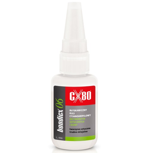 CX80 BONDICX 06 Klej Cyjanoakrylowy do GUMY 20G