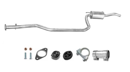 08.162 - MAZDA 121 1.25 1.3 (1996-2002) СЕРЕДНІЙ ГЛУШНИК